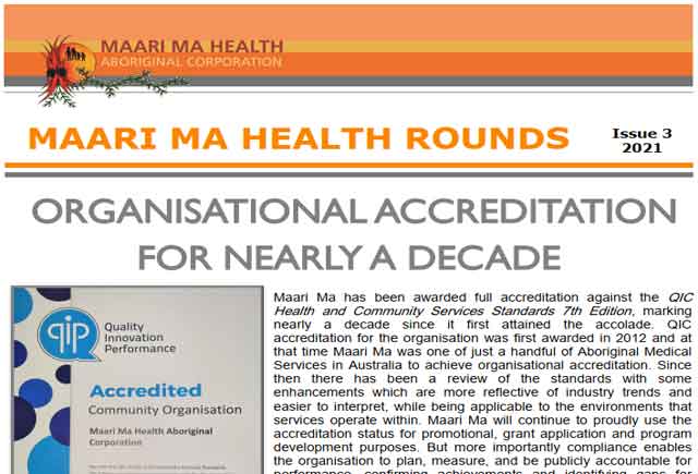 Maari Ma Health Rounds Issue 3 : 2021