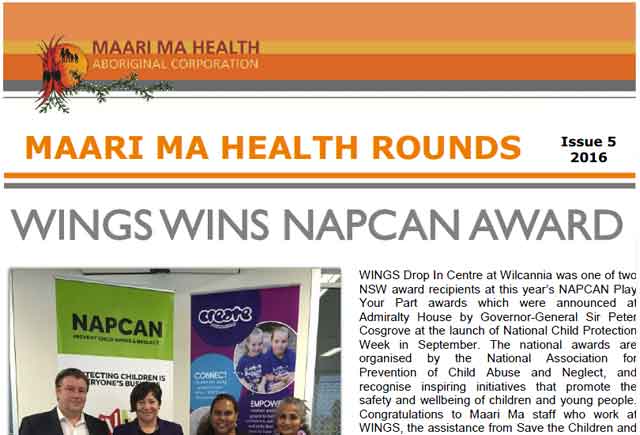 Maari Ma Health Rounds Issue 5 : 2016